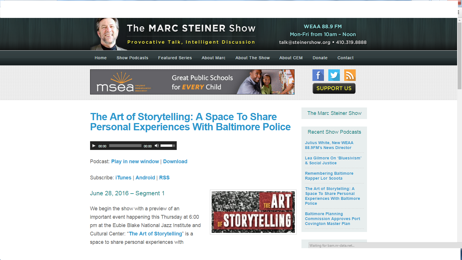 Marc Steiner Show
